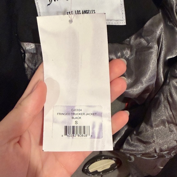 Juicy Couture fringe trucker jacket - Picture 4 of 5